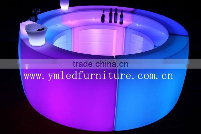 LED Lighting Furniture LED Snake Bar Counter/ LED Bar Table