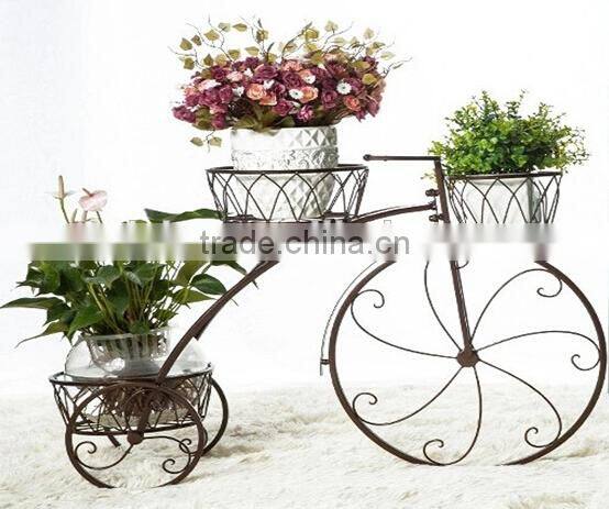 Hot sale flower pot plant metal display storage holder stand