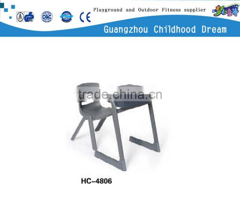 (HC-4806) Wholesale children study desk, school chair and table school desk foldable