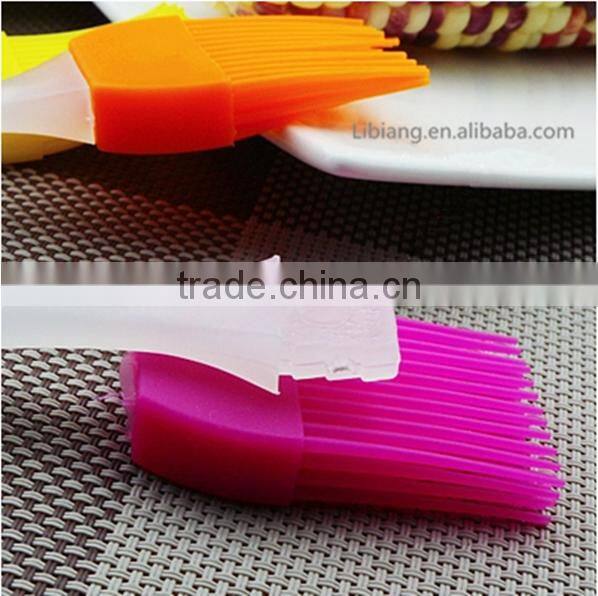 Colorful cooking silicon oil brush
