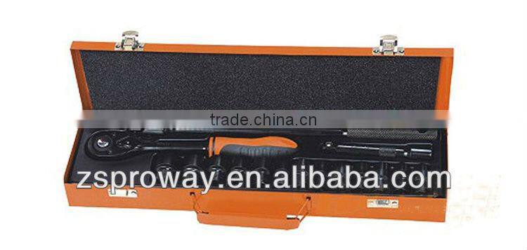 17 pcs 1/2"dr.CR-V Impact Socket Set With Rachet Handle