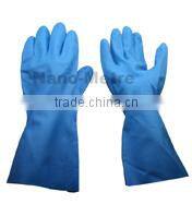 NMSAFETY CE certified unsupported chemical safety glove nitrile dipped