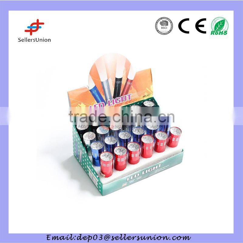 Portable Colorful AA Dry Battery Led Mini Flash Mr Light Led Reflector