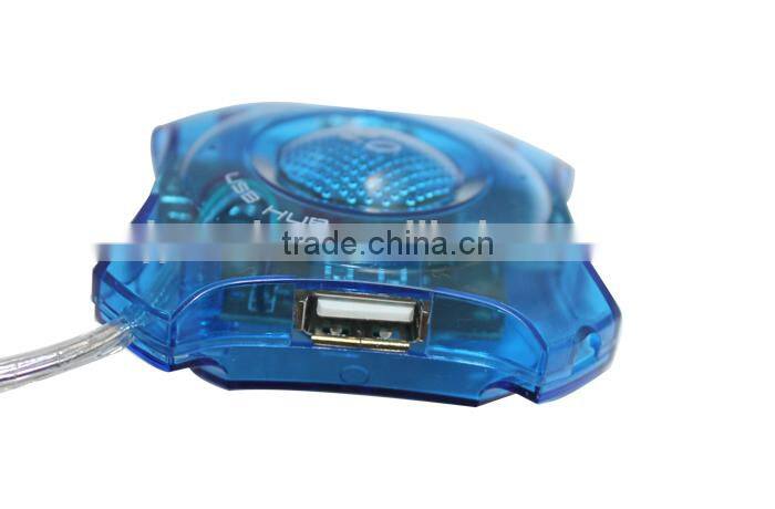 Classic plum flower shaped 4 port USB HUB