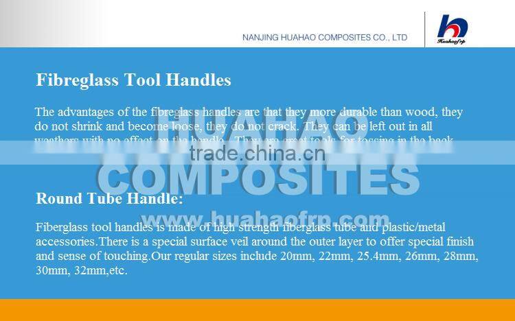 Fiberglass Tool Handles,1'' 1.25'' 1.5'' Super UV Durable High Strength Flexible Fiberglass Tool Handles