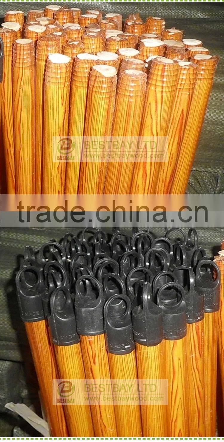 wood handle/wooden stick/wood stick pvc coated high quality hot sale