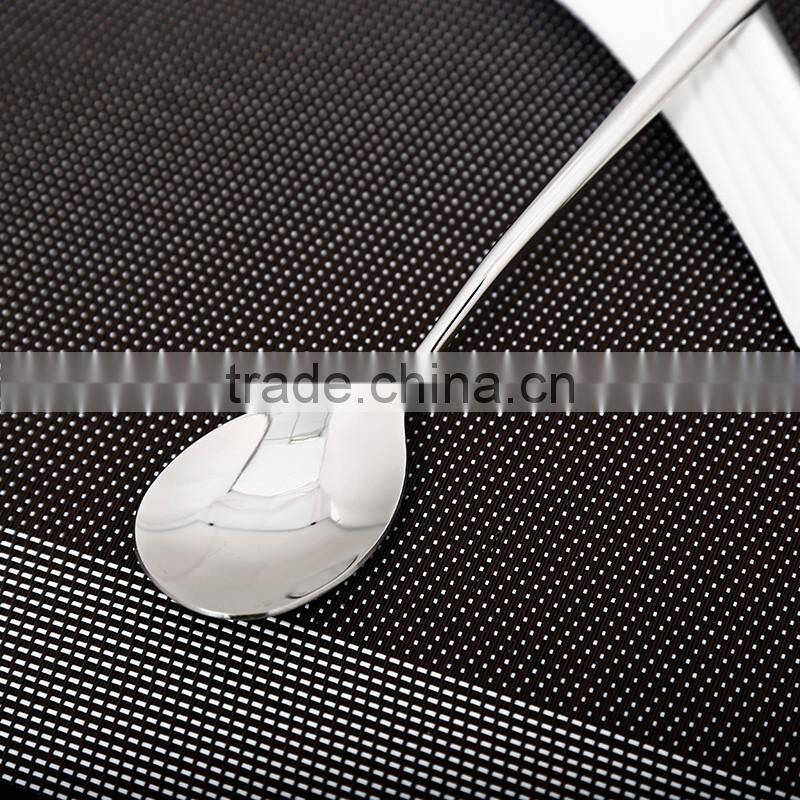 LFGB stainless steel kitchen utensil korea round spoon HT62