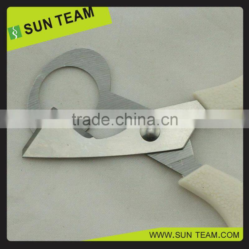 SK019 7-3/4" stainless steel quail egg scissors serrated edge scissors