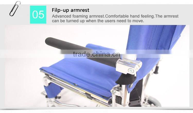 TopMedi TAW807LABP travel mobility wheelchair Health Care Product Lightweight Portable Travel Wheelchair for Airplane