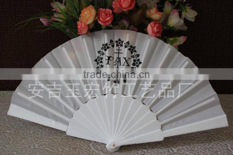 Decorative customized plastic fan for gift