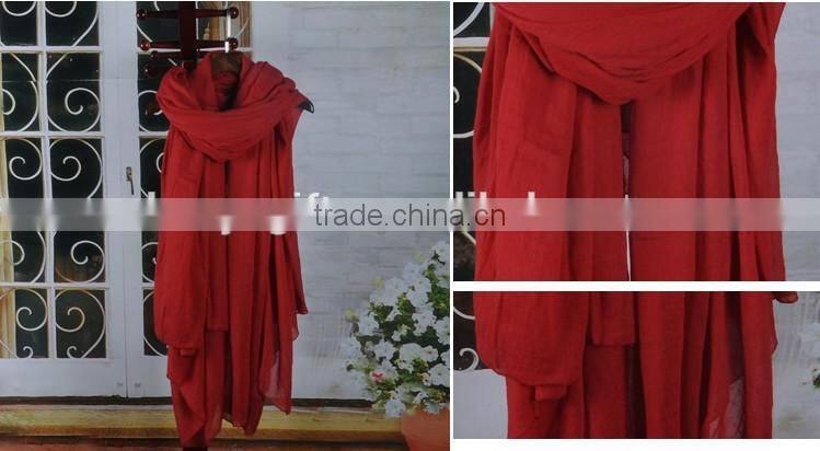 Hot Sale New Arrival Autumn Winter Artesanato Women Scarves Fashion Lengthen Cotton Scarves Warm Solid Scarf