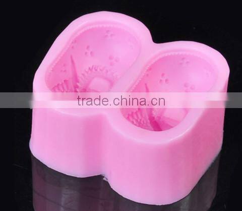 5 cavities rectangle silicon soap bar mold