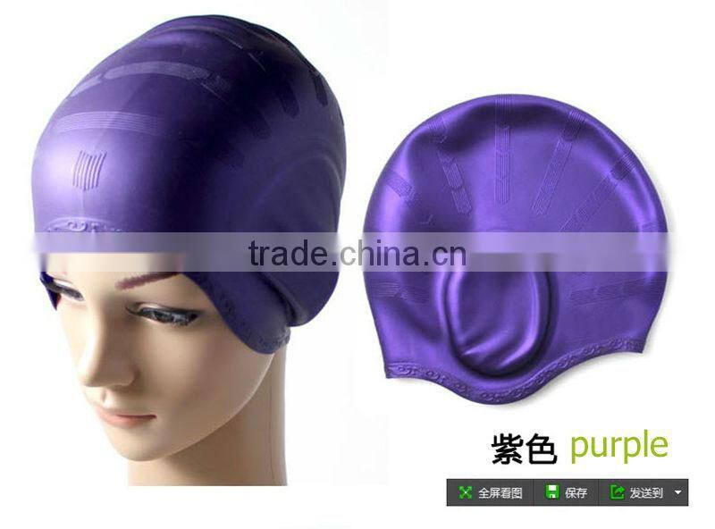 animal print silicone swimming cap,swimming costume