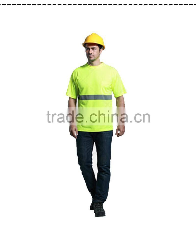 Polyester Mesh Fabric Reflective T Shirt Wholesale