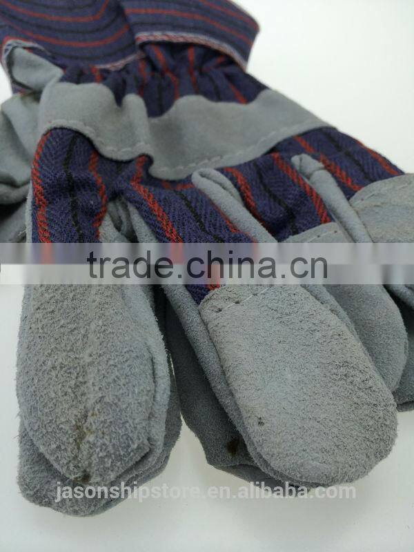 Marine Wholesale Industrial Leather Palm Safety Work Gloves