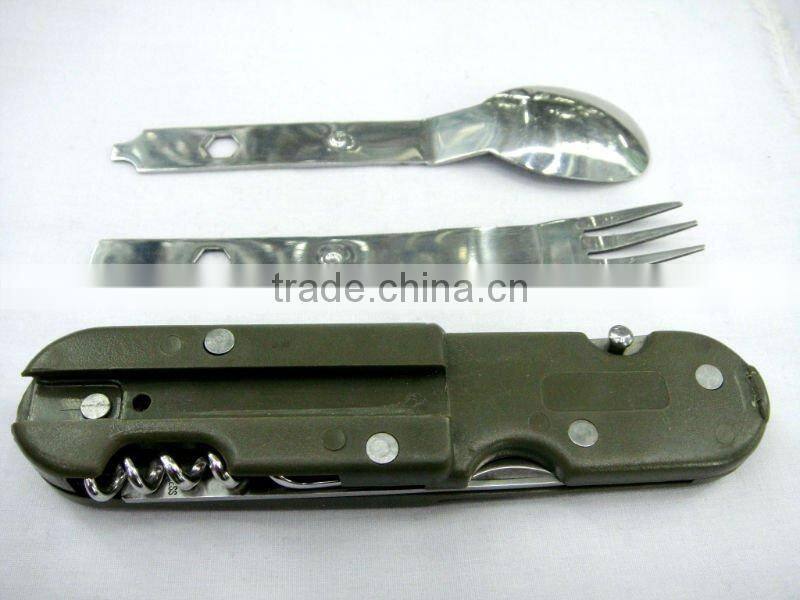 2014 new Picnic multi outdoor tableware barbecue tool Set( KS607 )