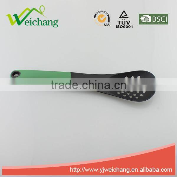 WCJ320G Premium Nylon utensils SLOTTED SPOON Cooking Utensil Gadgets Set with Storage Stand (Multi-color)