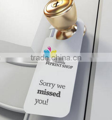 2015 open closed door knob hanger sign