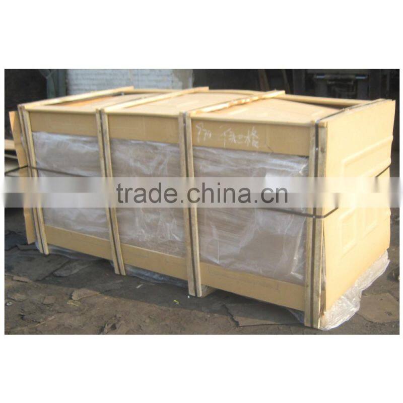 teak wood veneered moulded hdf door skin convex new design