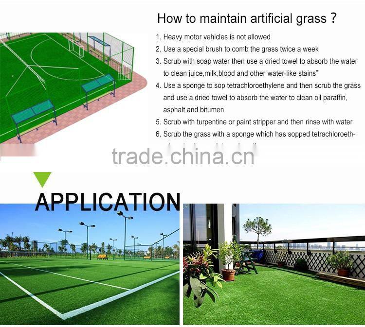 Short leisure 10mm artificial grass mat carpet
