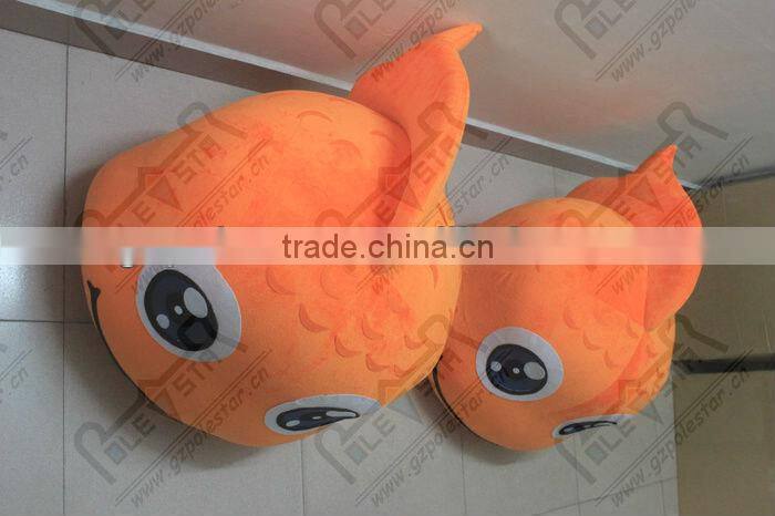 hot sale gold fish mascot costumes