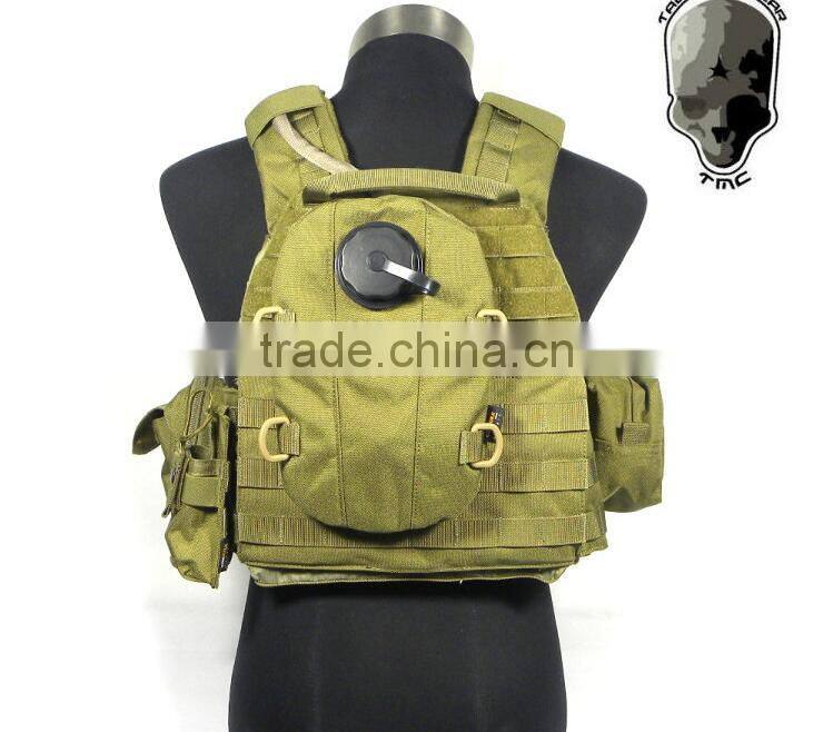 PI style lightweight 9 bags military green tactical bulletproof vests