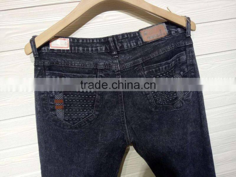 GZY price of jeans manufacturing machinery washed elastic new jeans men 2016