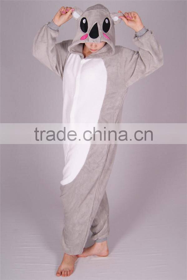 OEM service lifelike animal mascot party dress up koala adult costume