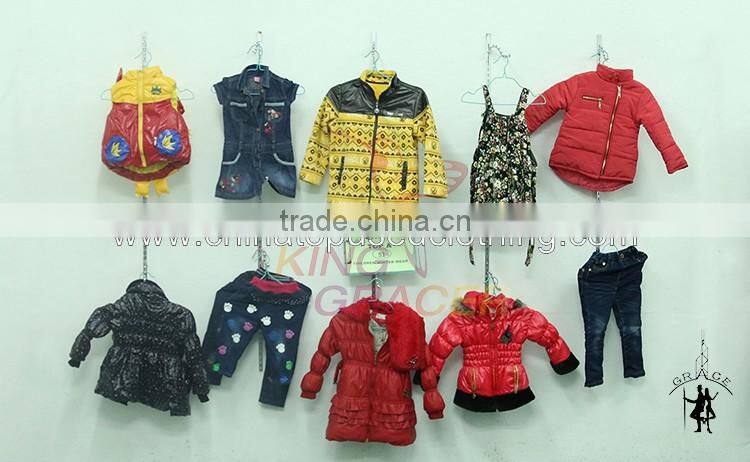 China Top Gracer Cheap Sell Children Wear Unsorted Winter Used Clothes Bales