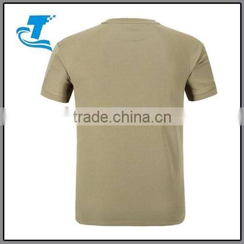 OEM men outdoor 100% Coolmax T-shirt round collar quick-drying short-sleeved