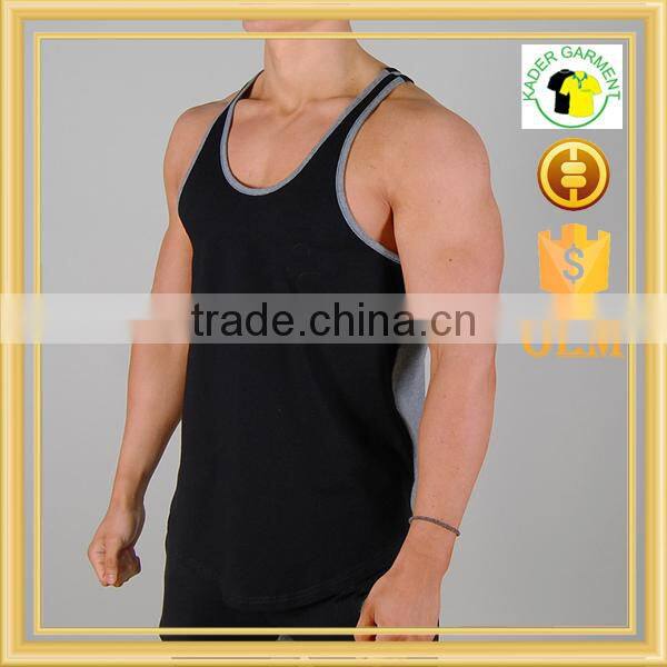Custom stringer vests, Bodybuilding singlet, Y-back mens gym singlet