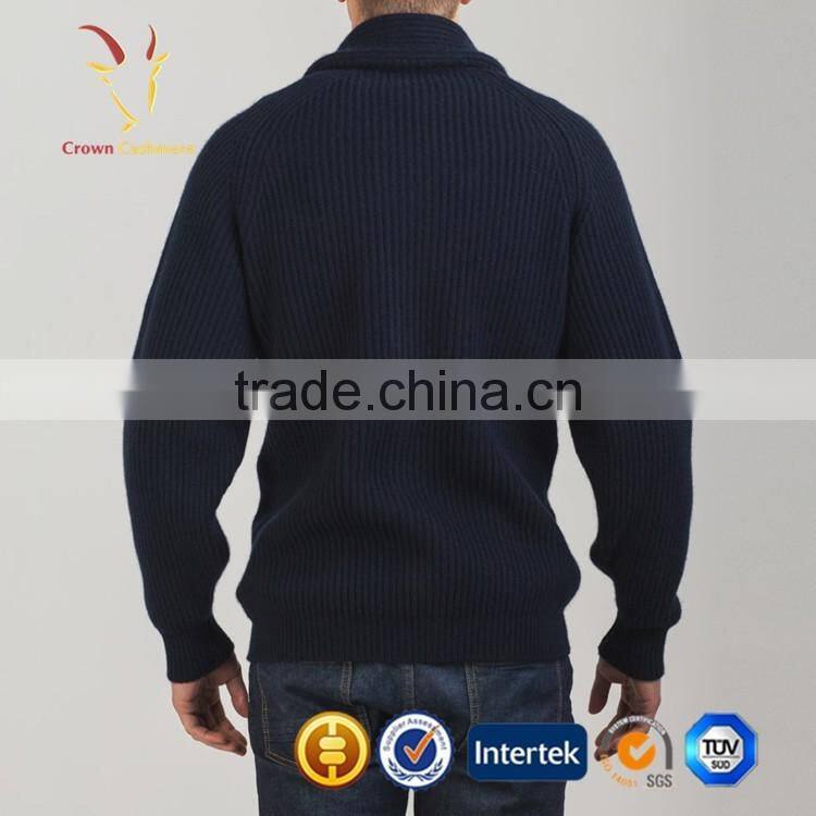 Blended Cashmere Mens Wool Casual Cardigan