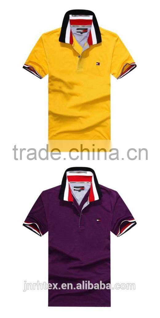 High quality cotton double mercerized polo shirt china for man