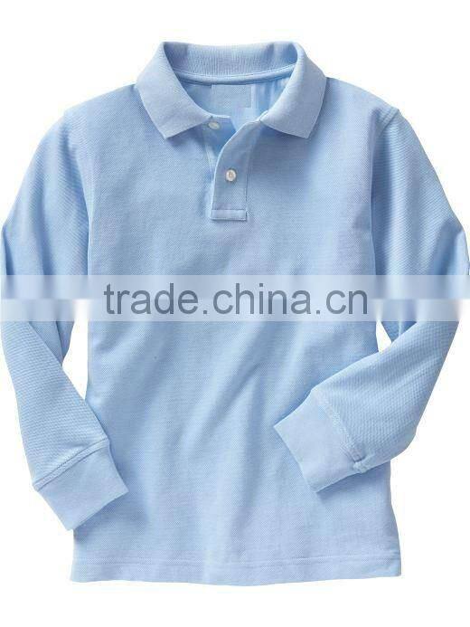 LITTLE GIRLS PLAIN POLO T SHIRT