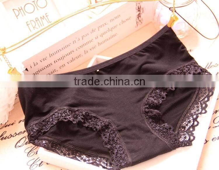 2017 New comfortable girls underwear lace panty women summer panties 100B