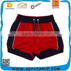 Bronze color strappy waistband child boys sports garment shorts