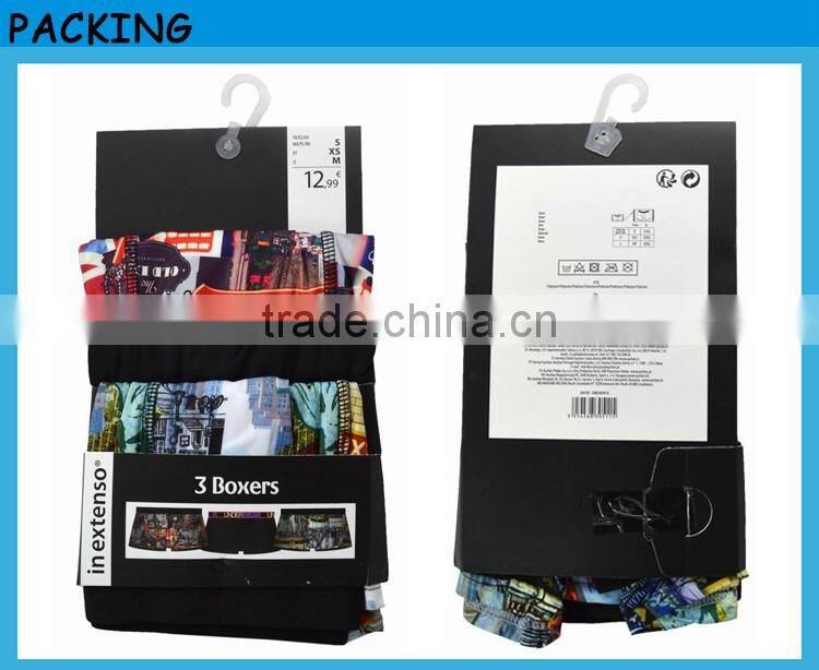 Free Sample Design Your Own Brand Men's Boxer Underwear