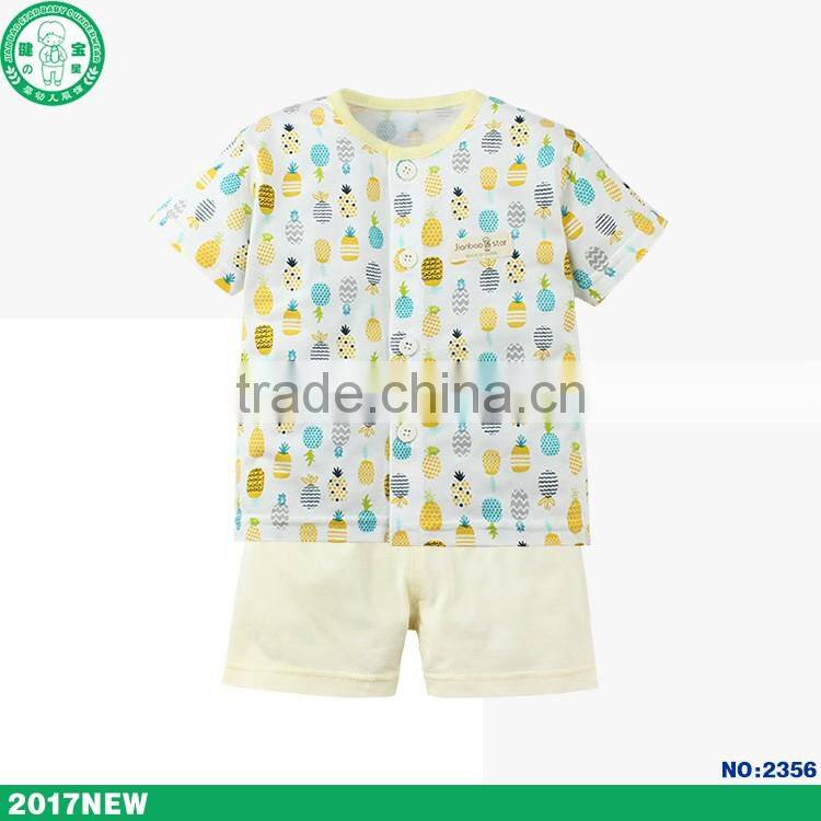 Custom cotton kids clothes sets baby t shirt baby clothing sets