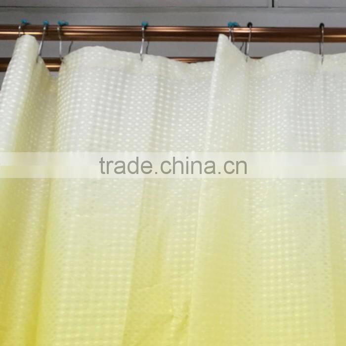 Wholesale Gradient Color Printing Shower Curtain