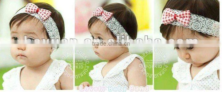 2014 new design baby hair accessories with flower