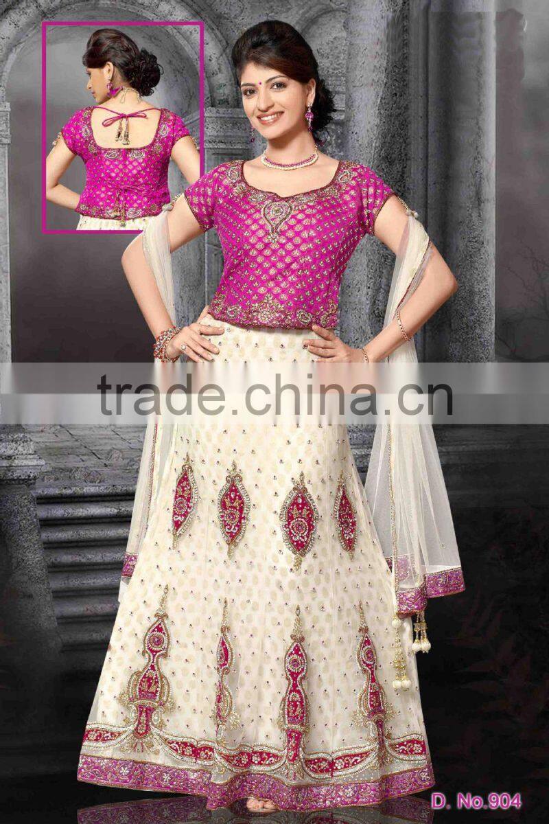 Semi Bridal Lehenga