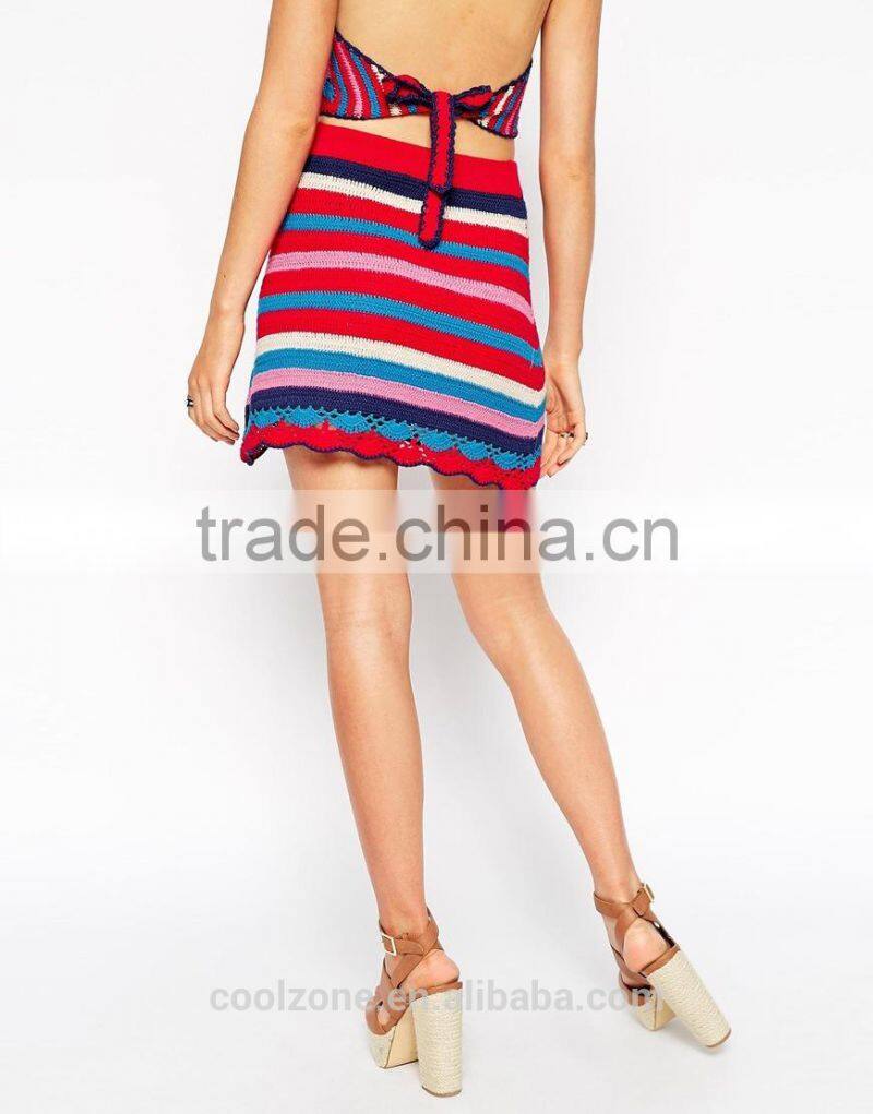 New arrival fashion very popular strips women umbrella skirt