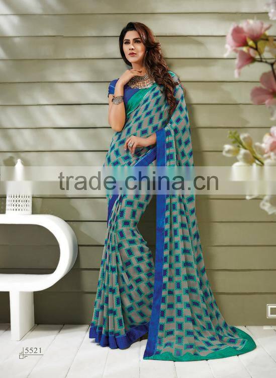 Designer Printed Sarees Collections