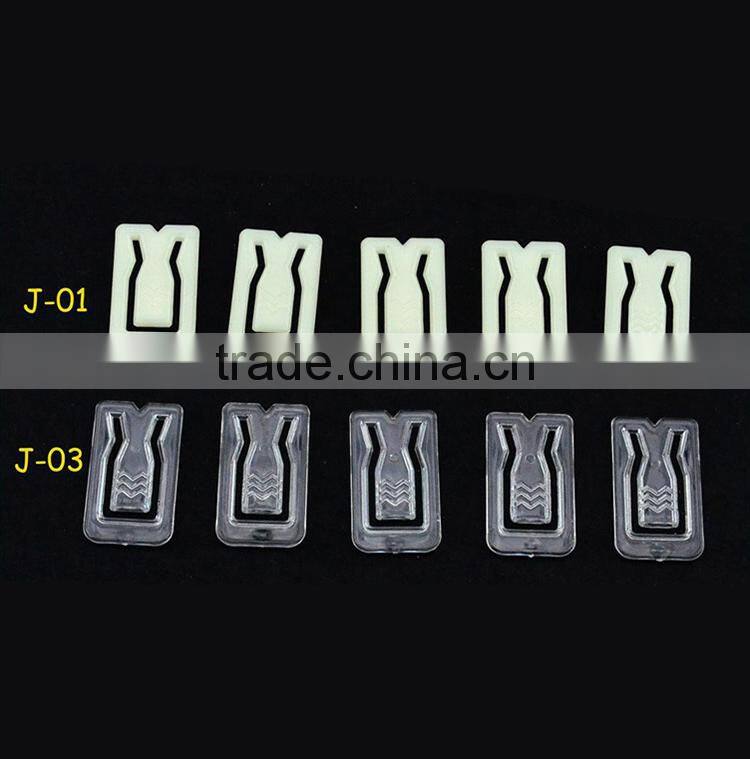 Wholesale Garment Accessories 3.4*1.9*0.25cm Plastic Clips for Garment Packing