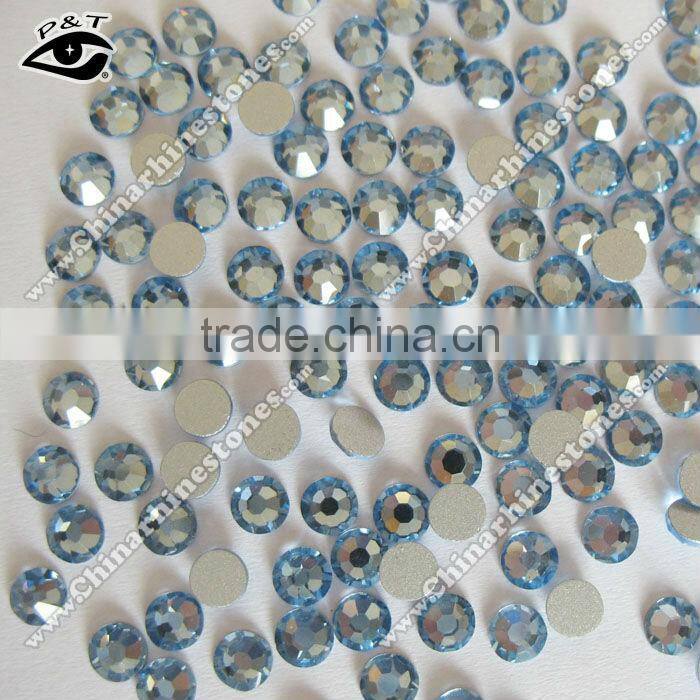 Flat back crystal DMC rhinestone 5mm ss20 lt sapphire for dress shoes clothing