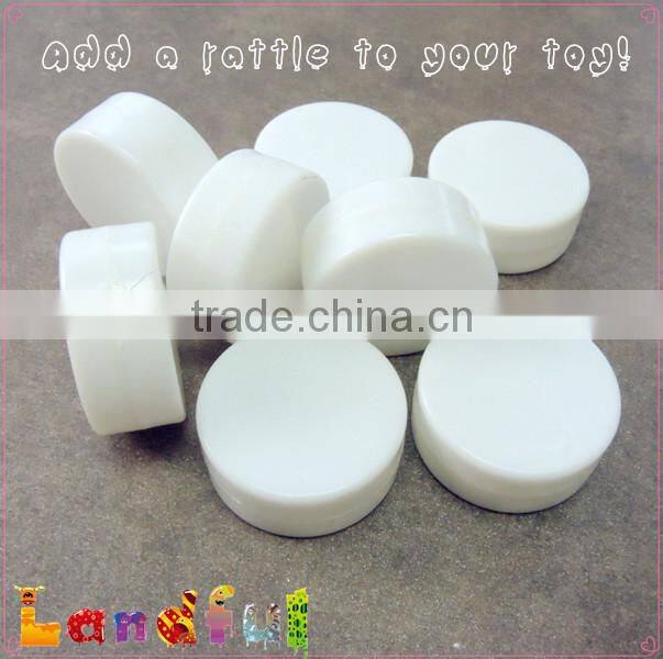 14*33mm Plastic Toy Rattle Inserts Noise Maker For Baby Toy & Crochet Doll