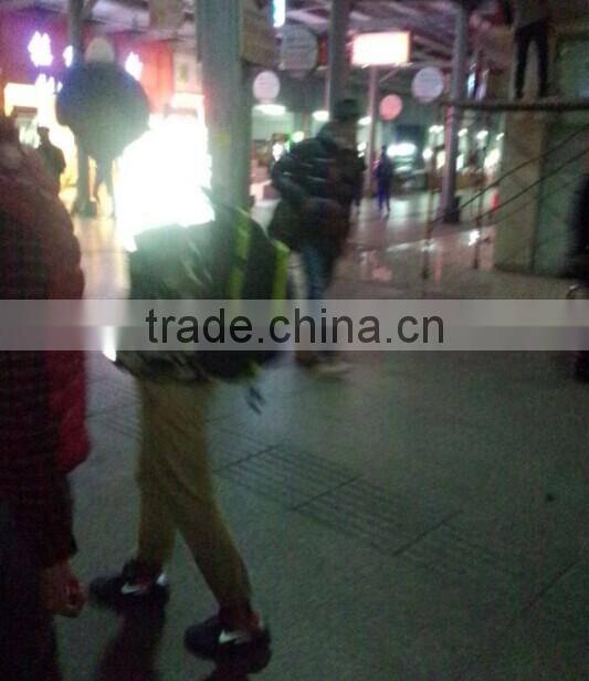 hi vis luminous reflective textile fabric for sport wears for safety