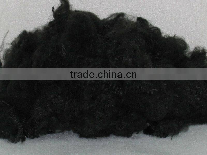 recycled polyester staple fiber for geotextile