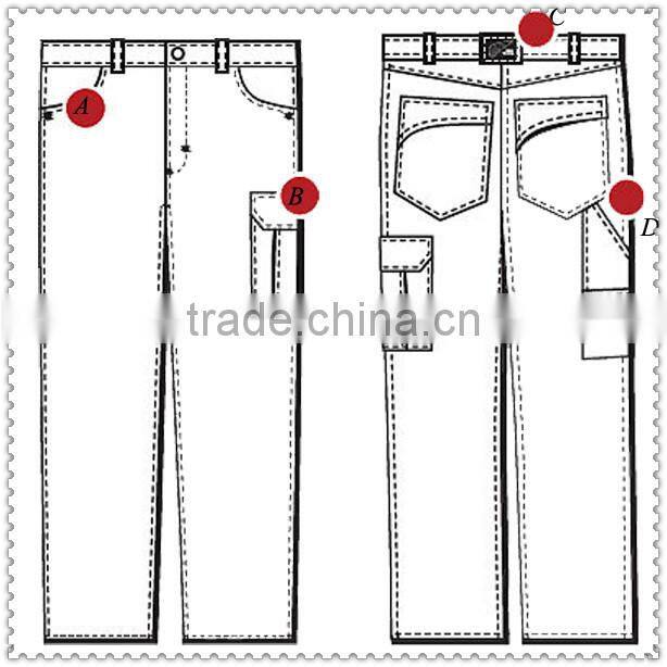 Overall PantsWorkwear Trousers Security Uniform Flame Resistant Lightweight Work Pants