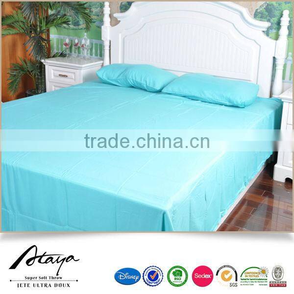 100% poly microfiber 4pcs bed sheet set